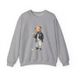 Dapper Teddy Bear Sweatshirt | Cocktail Bear Illustration