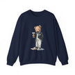 Dapper Teddy Bear Sweatshirt | Cocktail Bear Illustration
