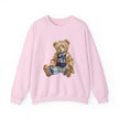 Teddy Bear Wearing USA Sweatshirt | Vintage Bear Crewneck