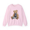 Teddy Bear Wearing USA Sweatshirt | Vintage Bear Crewneck