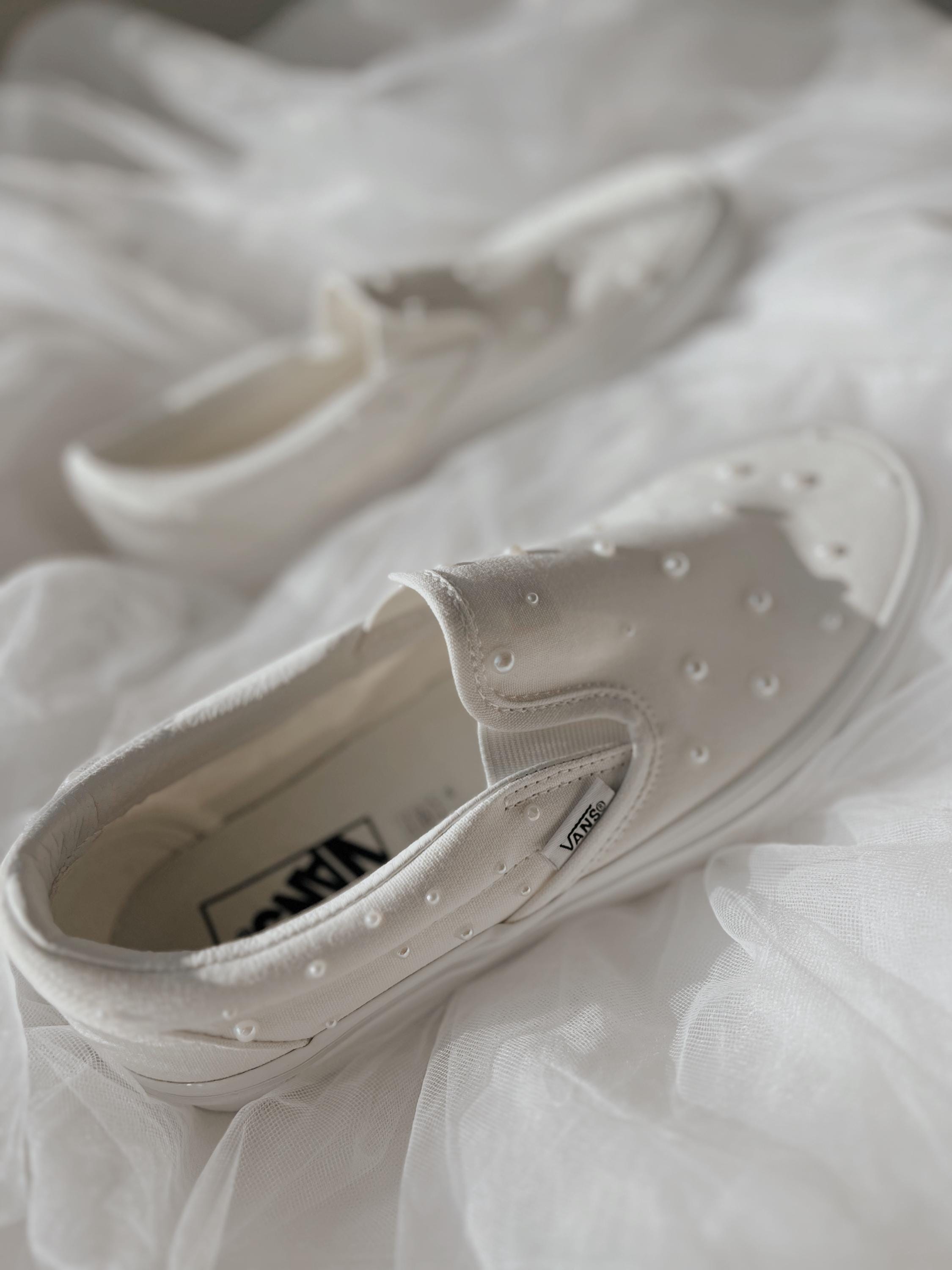 Custom Bridal Wedding Vans Sneakers | Personalized