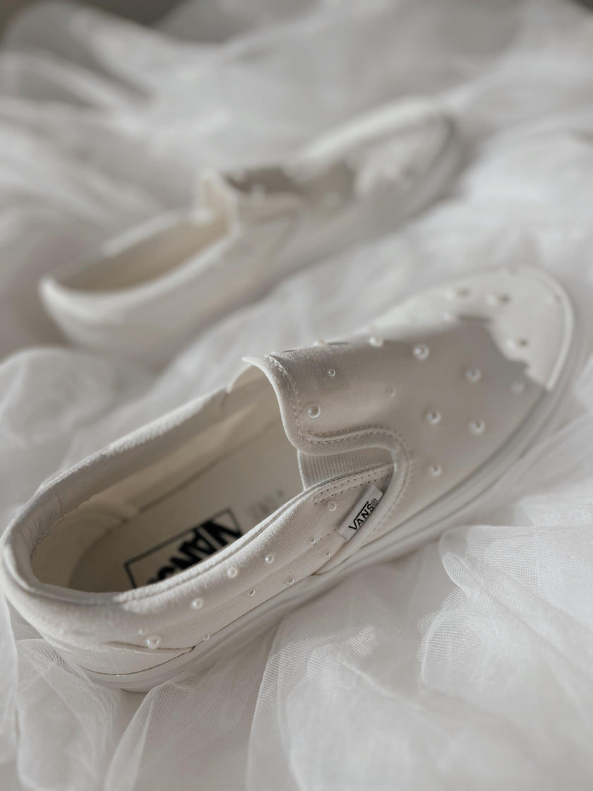 Custom Bridal Wedding Vans Sneakers | Personalized