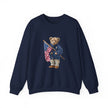 Teddy Bear Holding American Flag sweatshirt | Patriotic Vintage Bear design
