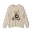 Teddy Bear Wearing USA Sweatshirt | Vintage Bear Crewneck