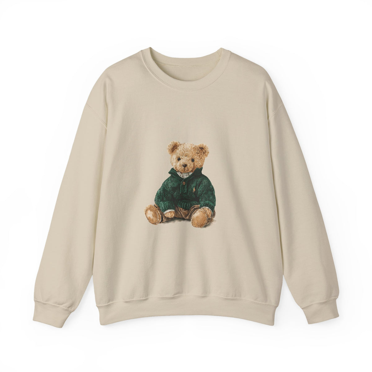 Vintage Teddy Bear Sweatshirt | Cozy Bear Graphic Crewneck