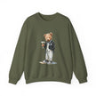 Dapper Teddy Bear Sweatshirt | Cocktail Bear Illustration