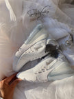 Rhinestone & Pearl Bridal Sneakers | Custom Nike Air Max 270 Wedding Shoes