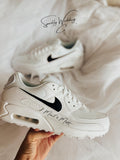 Custom Groom Wedding Sneakers | Personalized Nike Air Max 90 for Men
