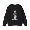 Dapper Teddy Bear Sweatshirt | Cocktail Bear Illustration