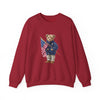 Teddy Bear Holding American Flag sweatshirt | Patriotic Vintage Bear design