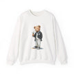 Dapper Teddy Bear Sweatshirt | Cocktail Bear Illustration