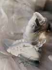 Rhinestone & Pearl Bridal Sneakers | Custom Nike Air Max 270 Wedding Shoes