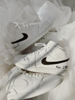 Custom Wedding Air Jordan Sneakers: Groom and bride Personalized Shoes
