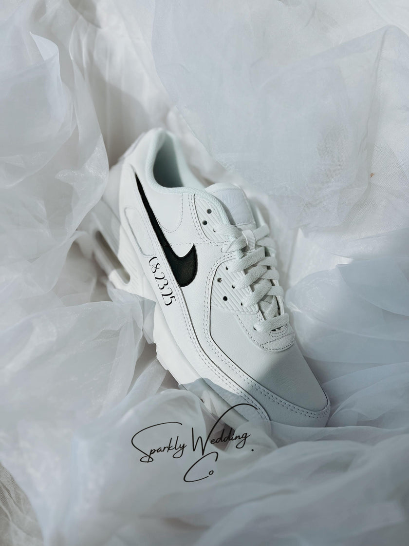 Couples Wedding Sneakers | His & Hers Nike Air Max 90