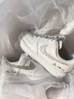 Bridal rhinestone sneakers for reception