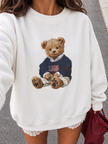 Teddy Bear  Sweatshirt | Vintage Preppy Bear