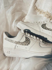 Personalized Nike wedding sneakers with crystals