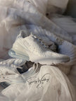 Rhinestone & Pearl Bridal Sneakers | Custom Nike Air Max 270 Wedding Shoes