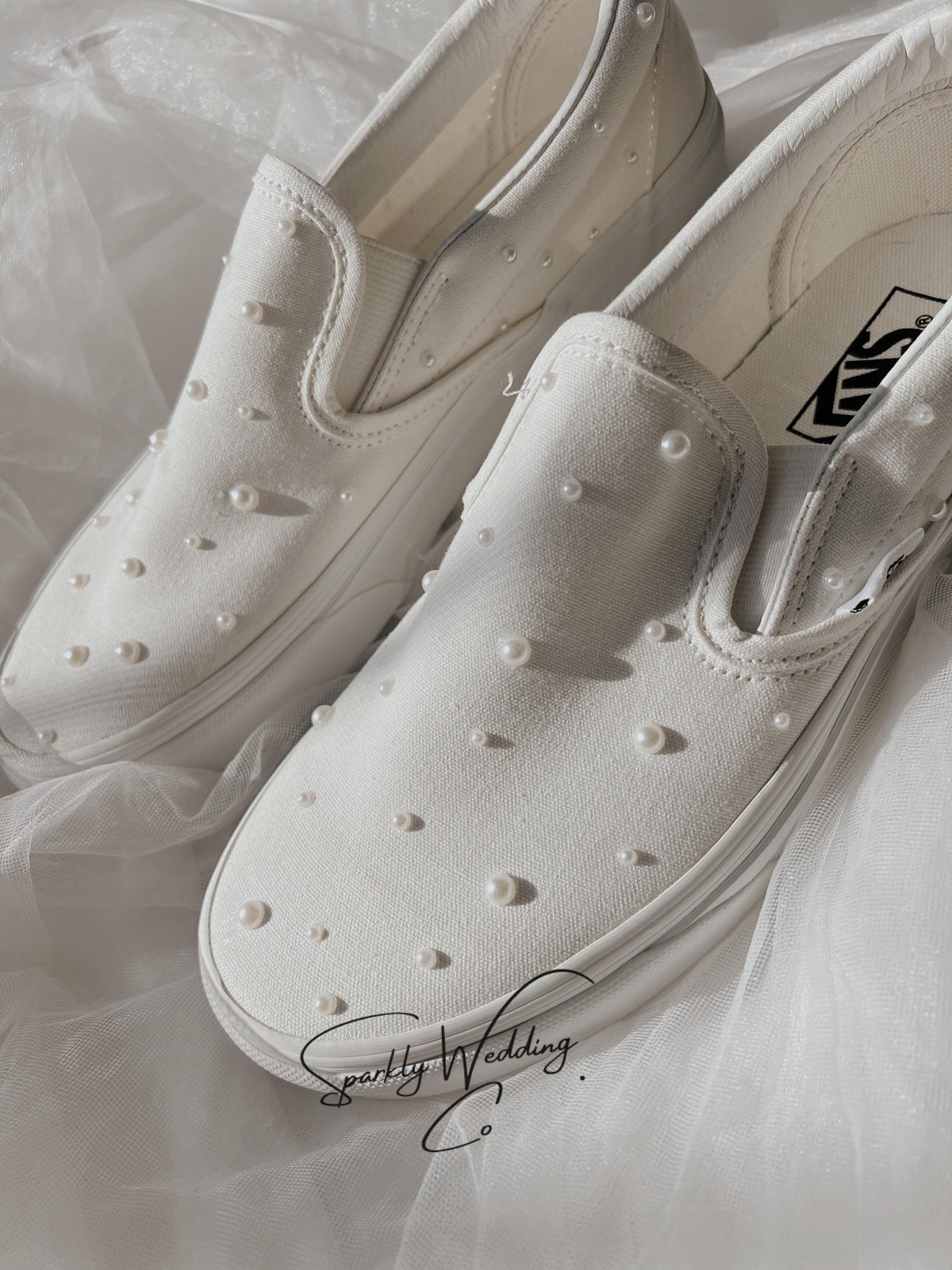 Custom Bridal Wedding Vans Sneakers | Personalized