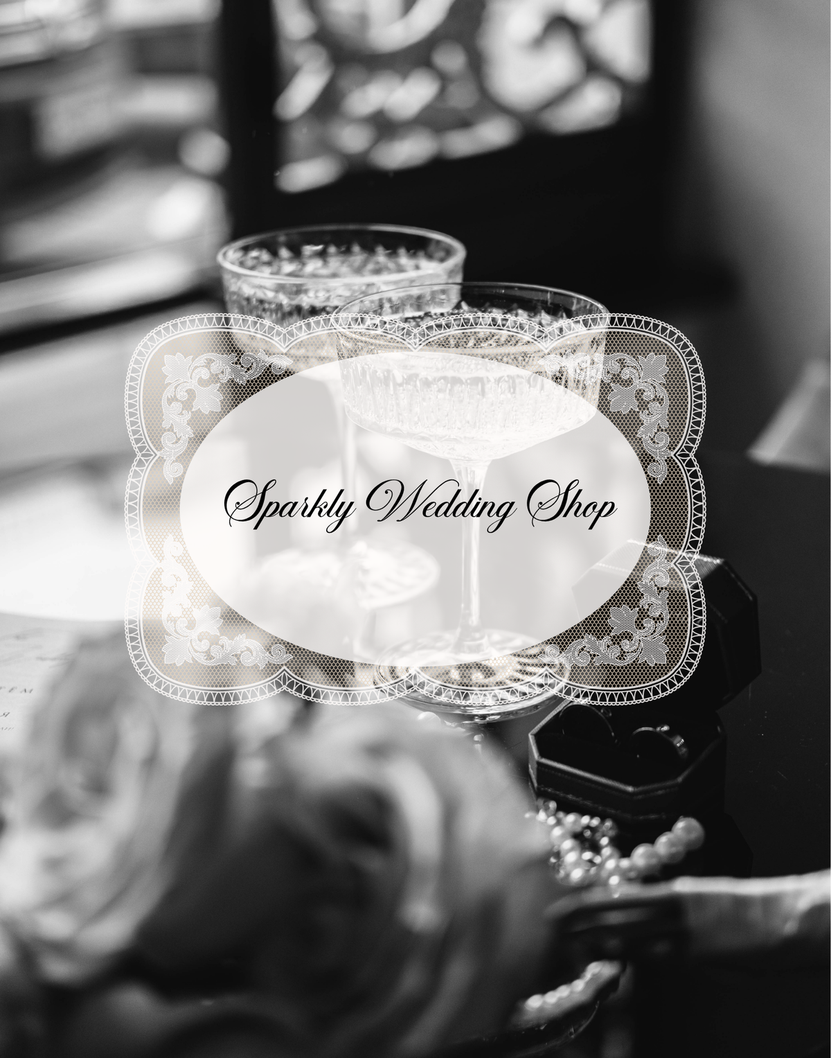 Sparkly wedding shop gift card