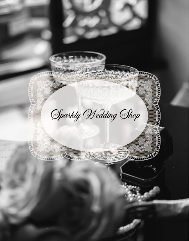 Sparkly wedding shop gift card