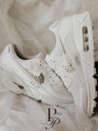 Custom Air Max 90 Wedding Sneakers with Rhinestone