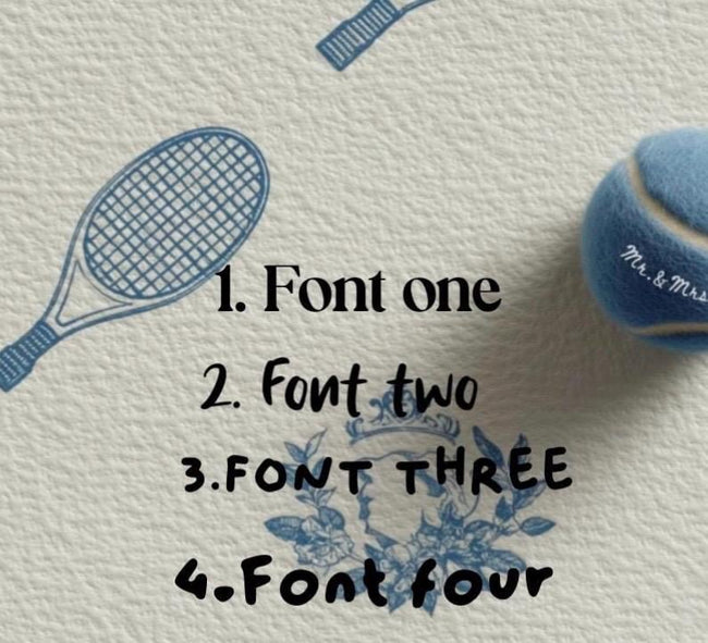 Personalized dog wedding favors, custom tennis ball with love message, tennis player gift
